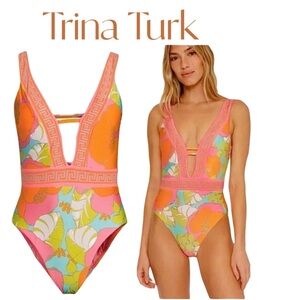 Trina Turk Vibrant Multicolor Swimsuit